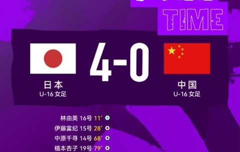 开云体育-中国U-16女足0比4日本U-16女足 获得蒙太古杯亚军